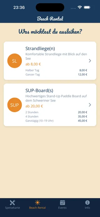Smoke at the Water App: Beach-Rental buchen